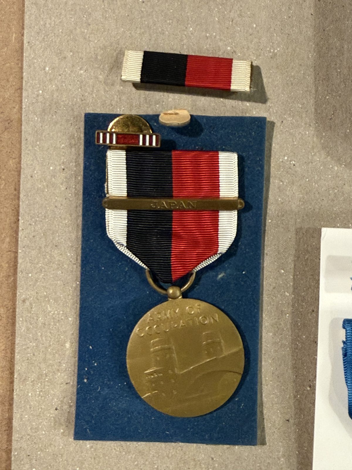 Army of Occupation Medal, Germany — for his time in Germany at war's end.