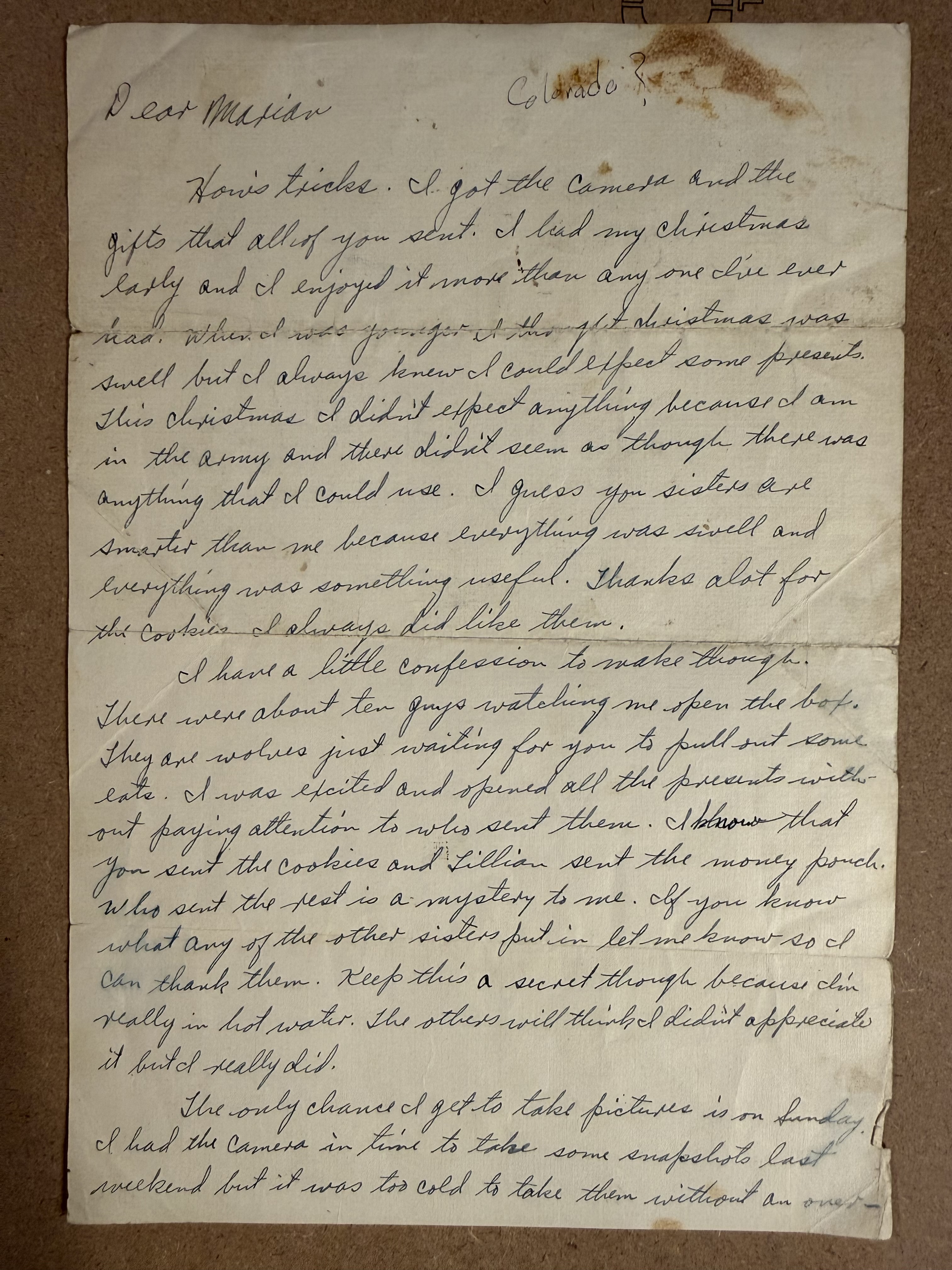 Letter scan