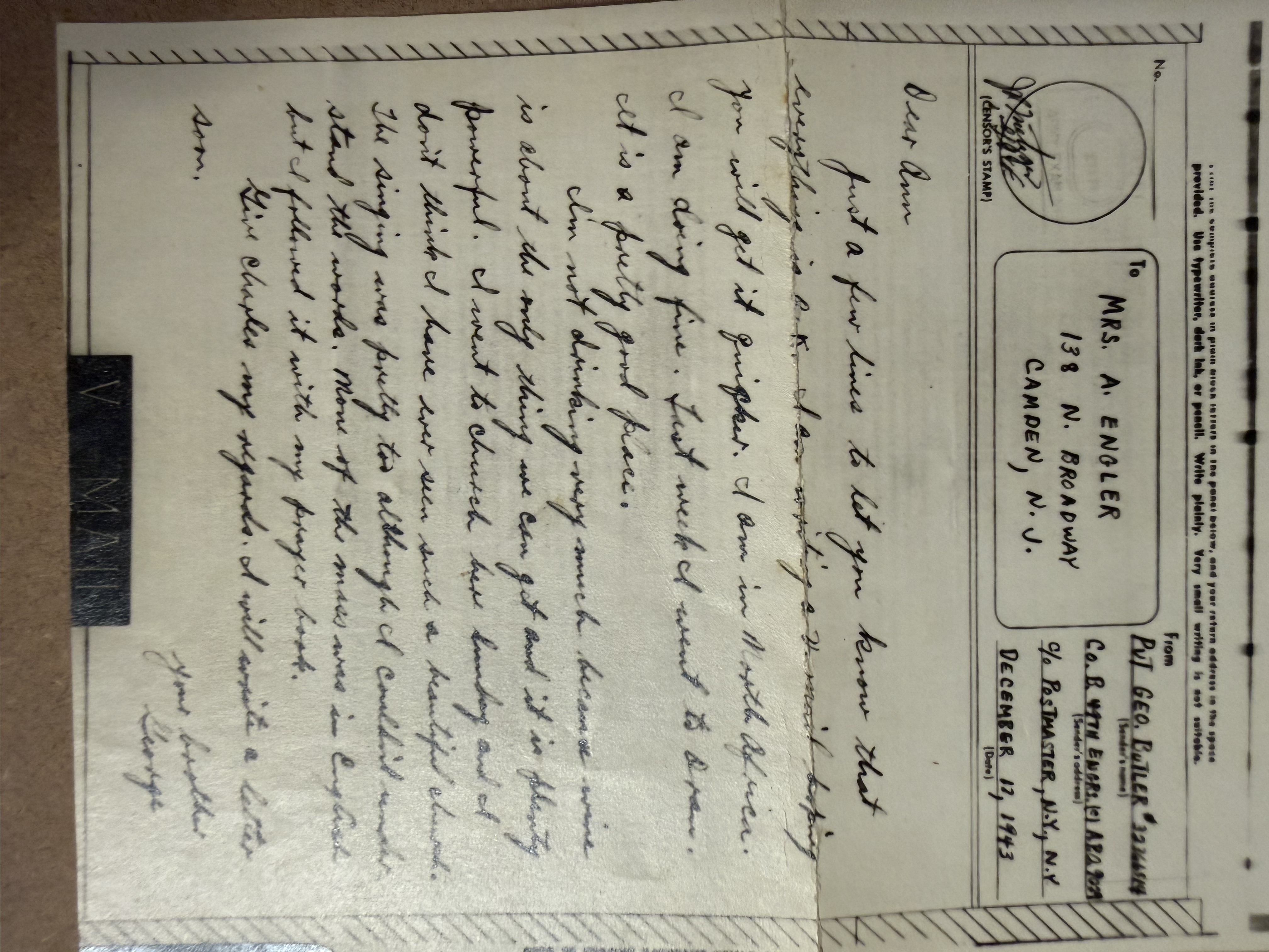 Letter scan