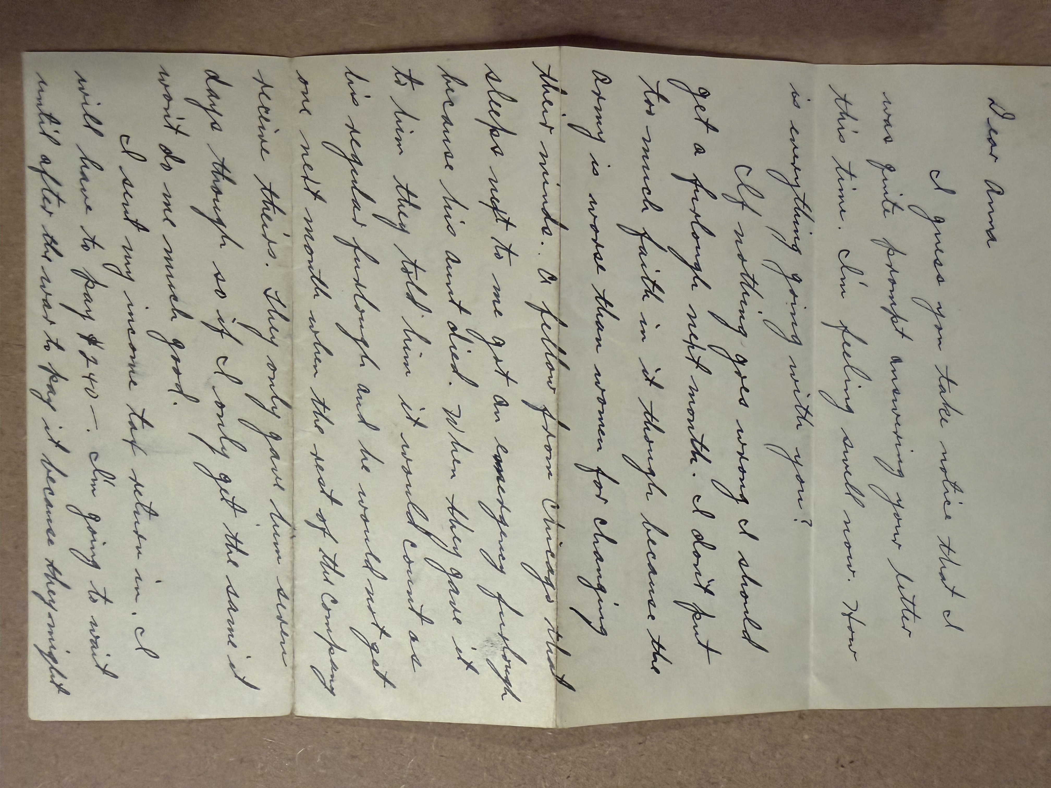 Letter scan