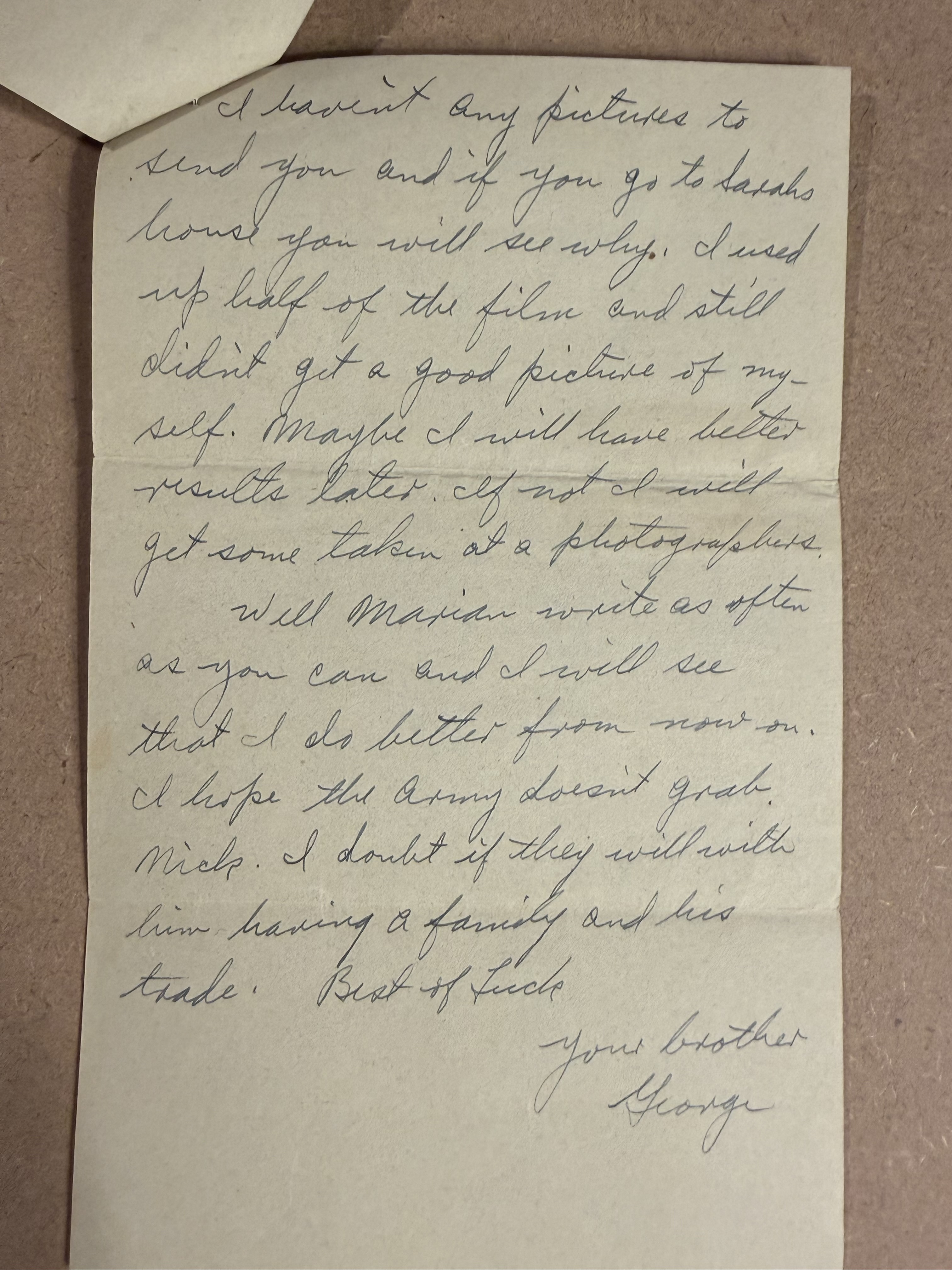 Letter scan