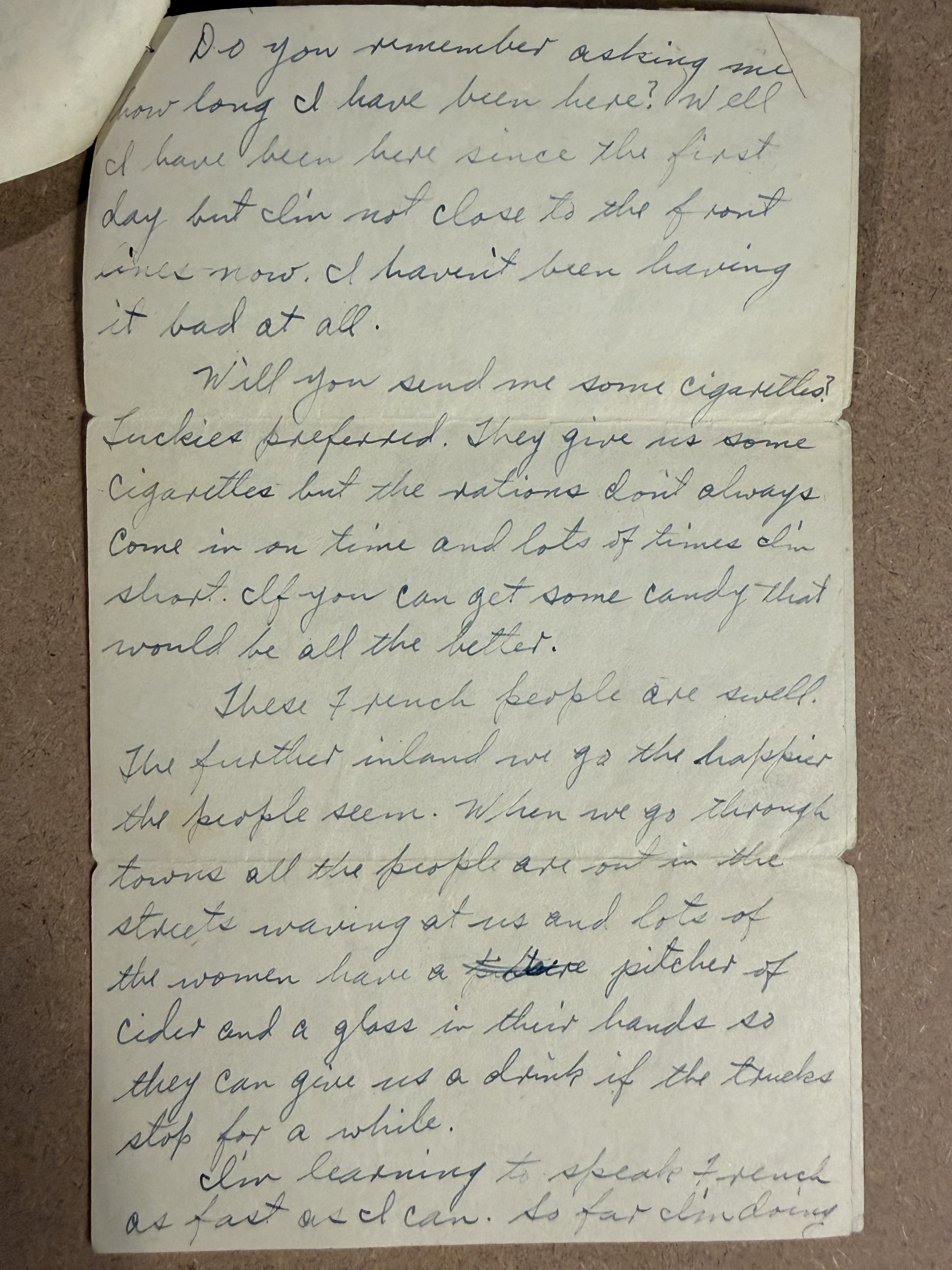 Letter scan