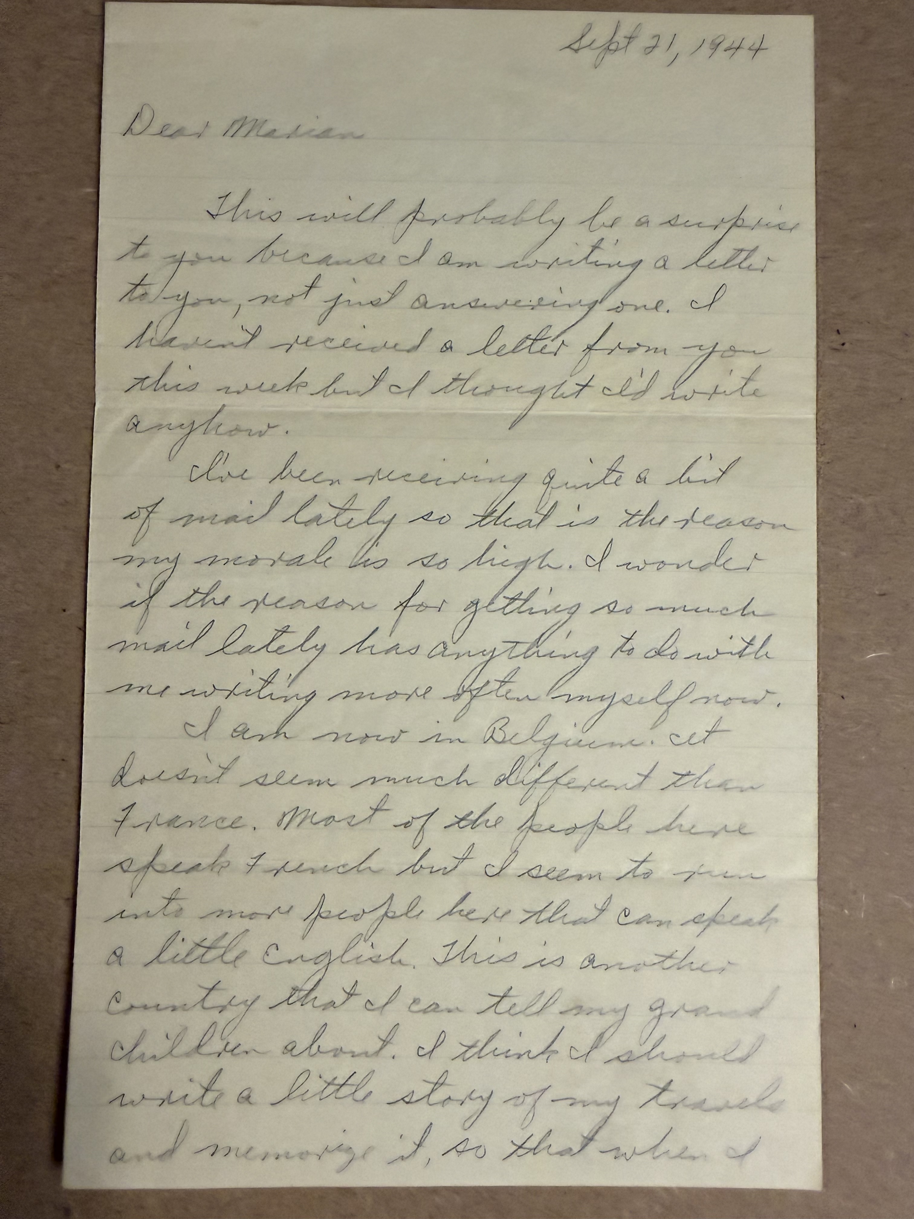 Letter scan