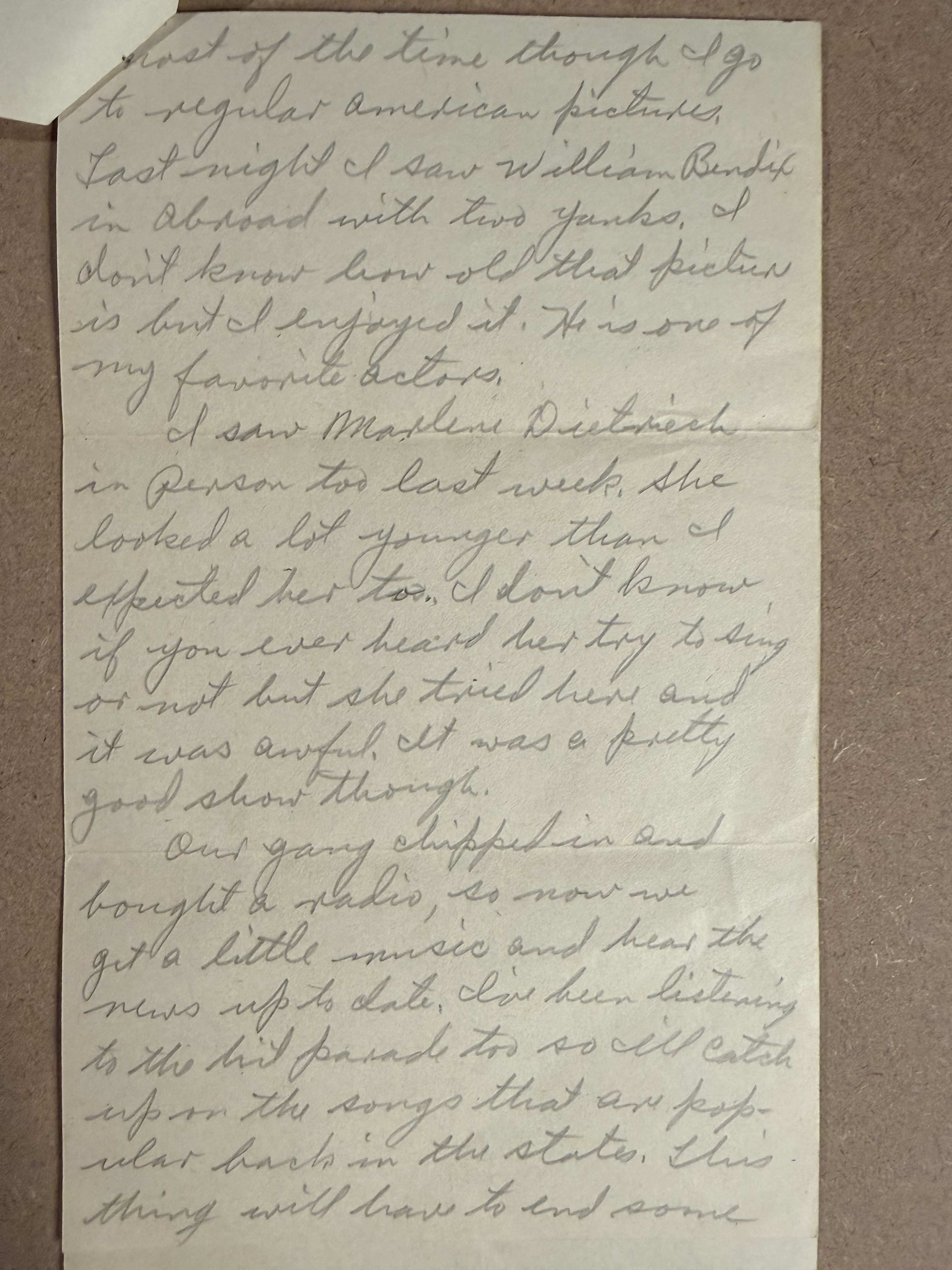 Letter scan