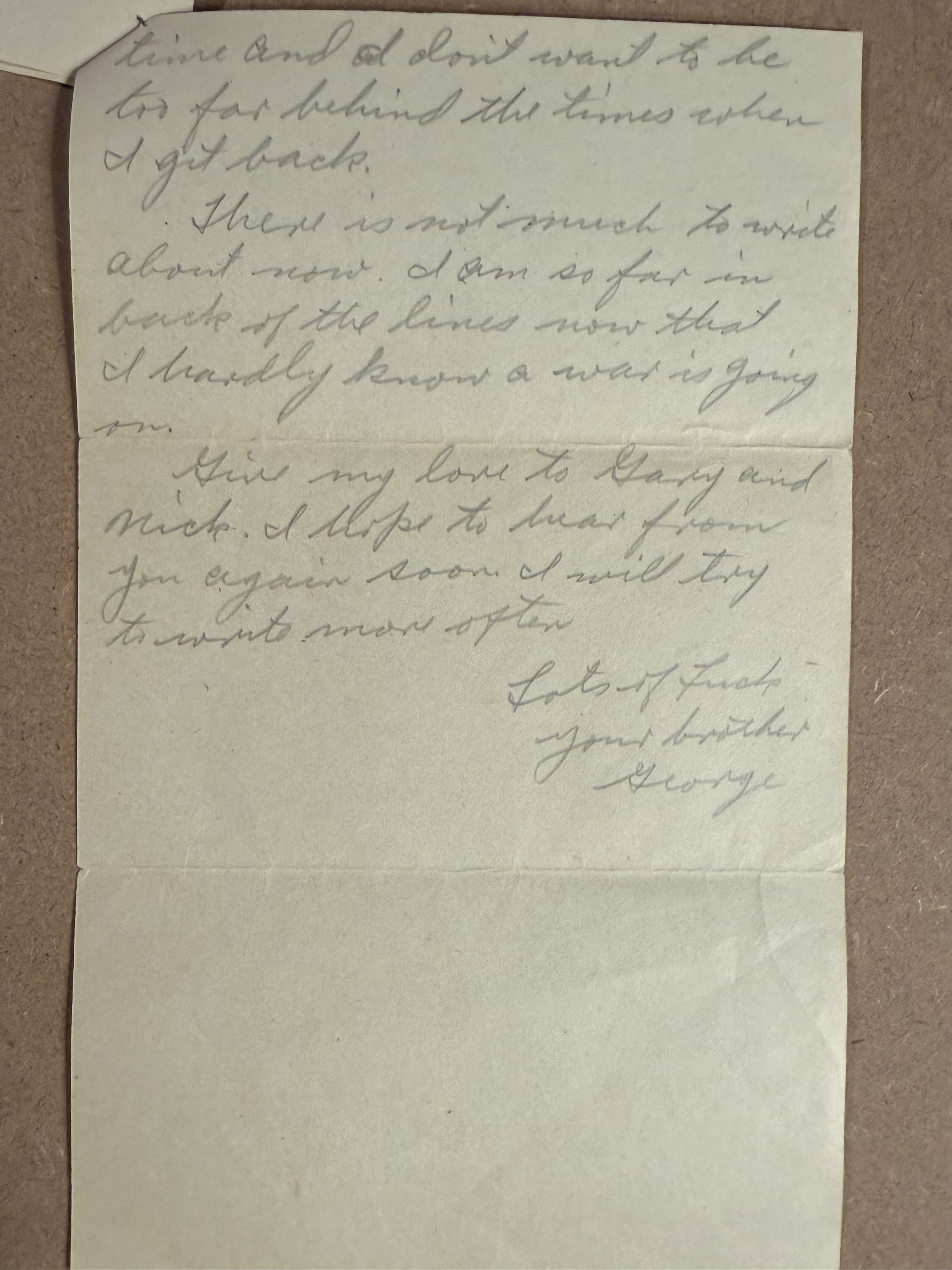 Letter scan