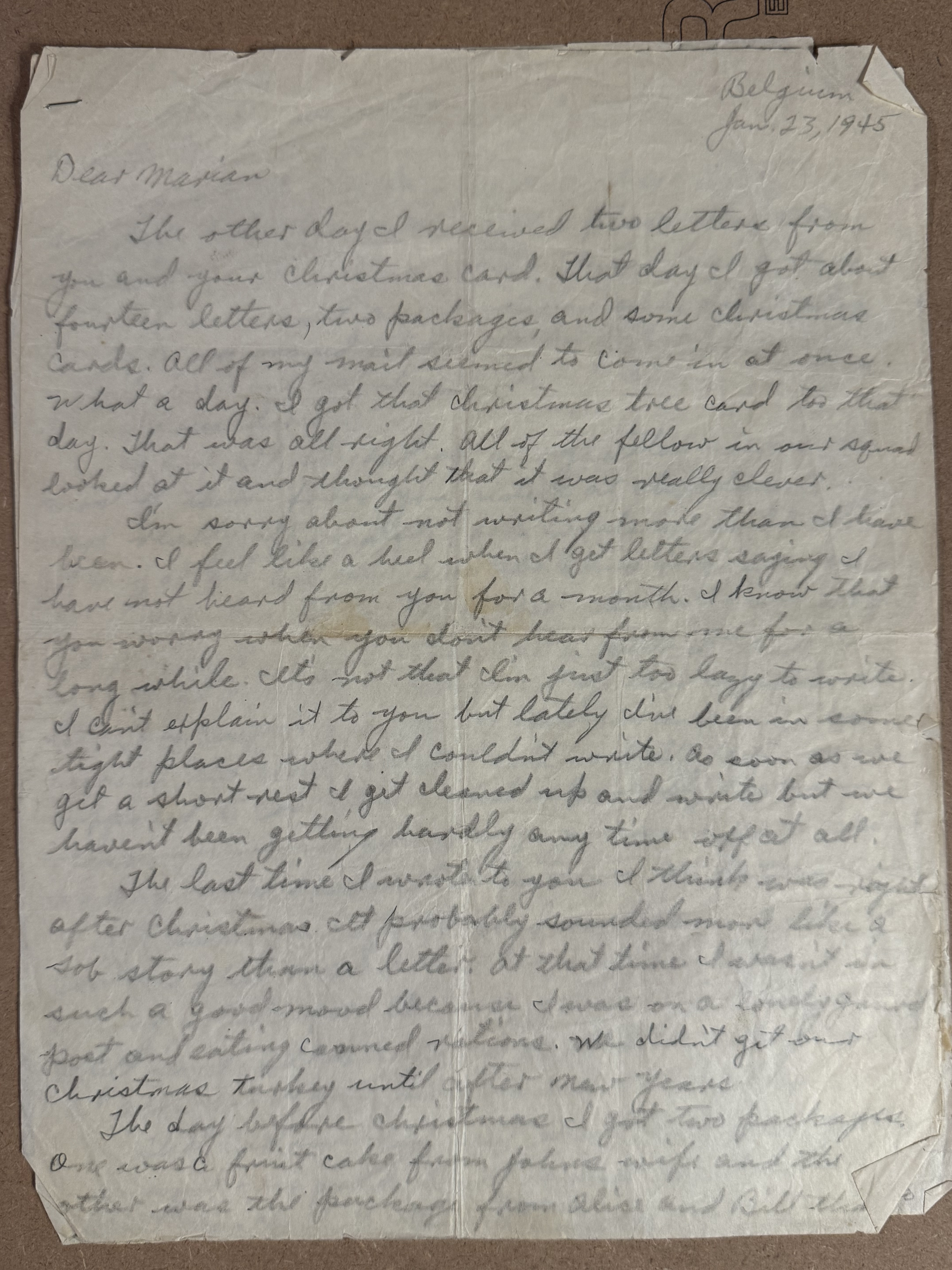 Letter scan