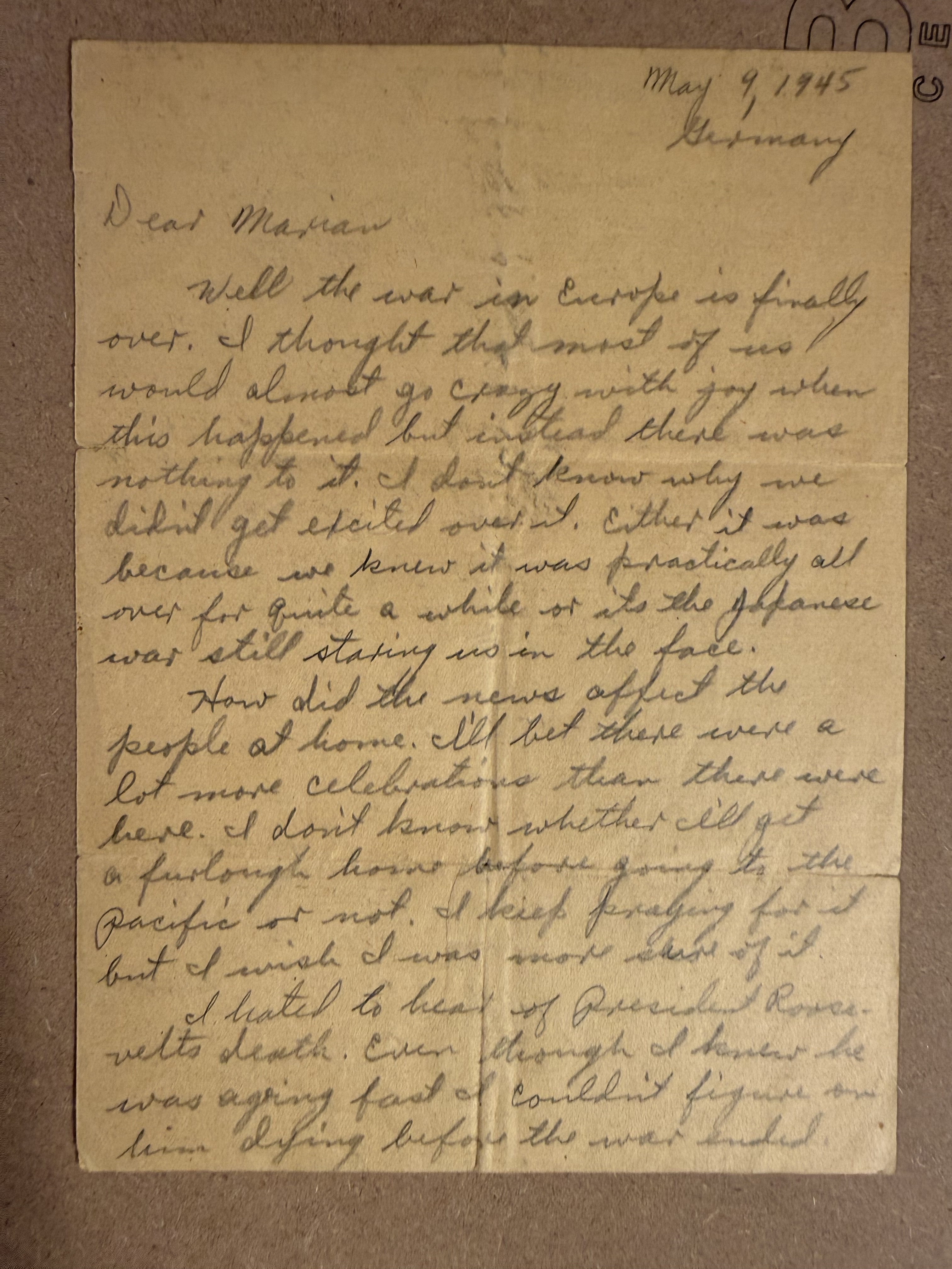 Letter scan