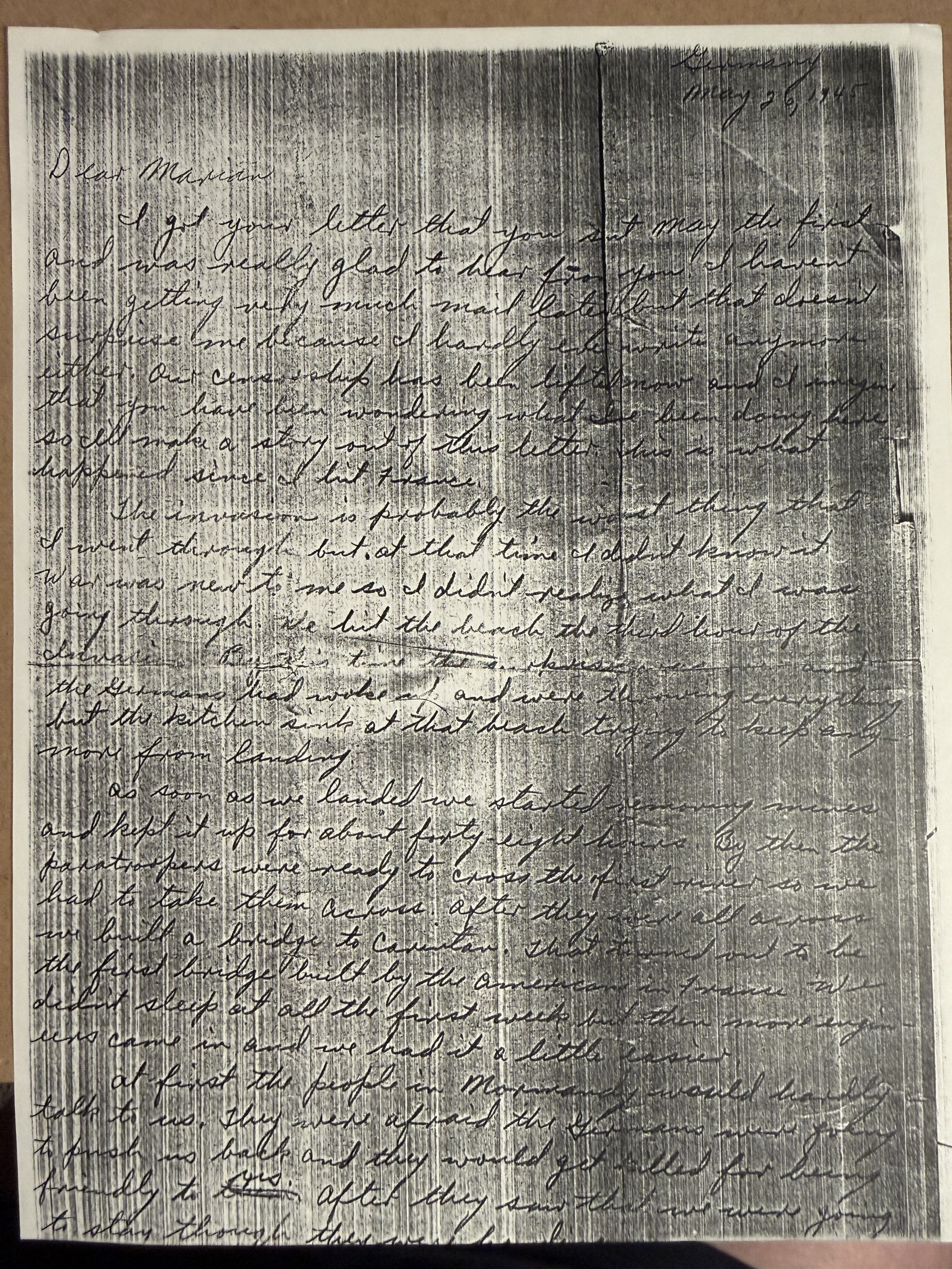 Letter scan