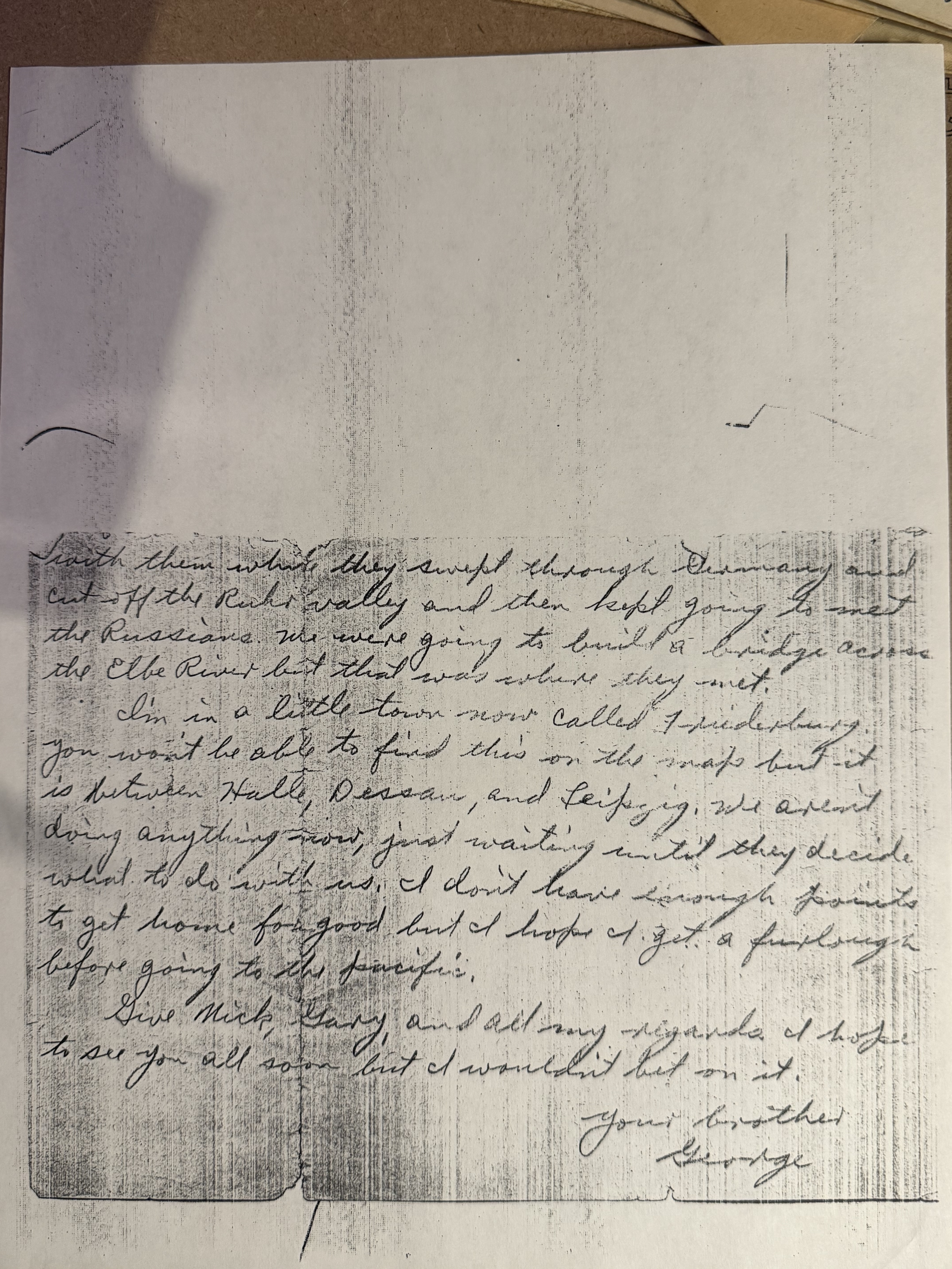 Letter scan