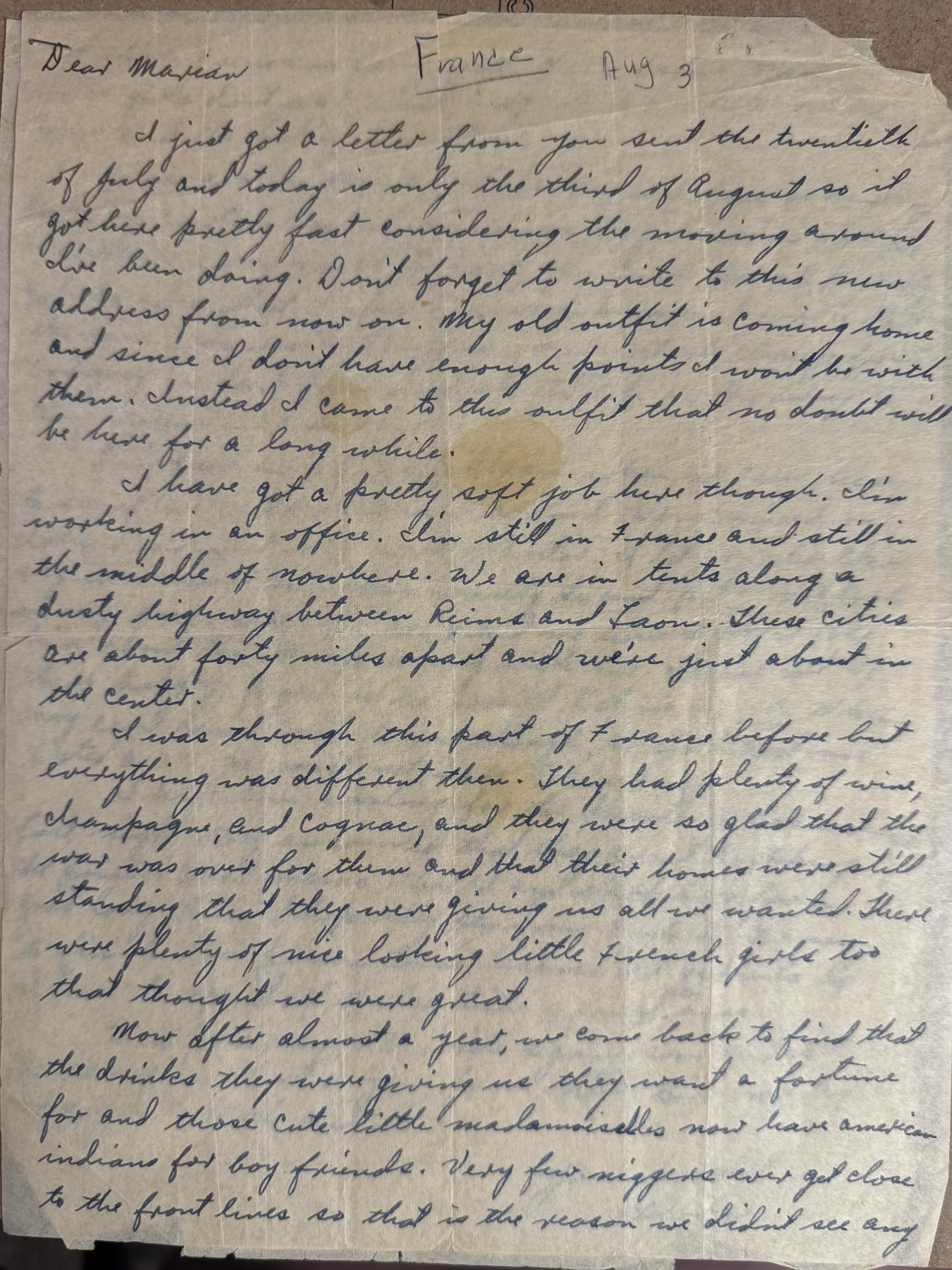 Letter scan