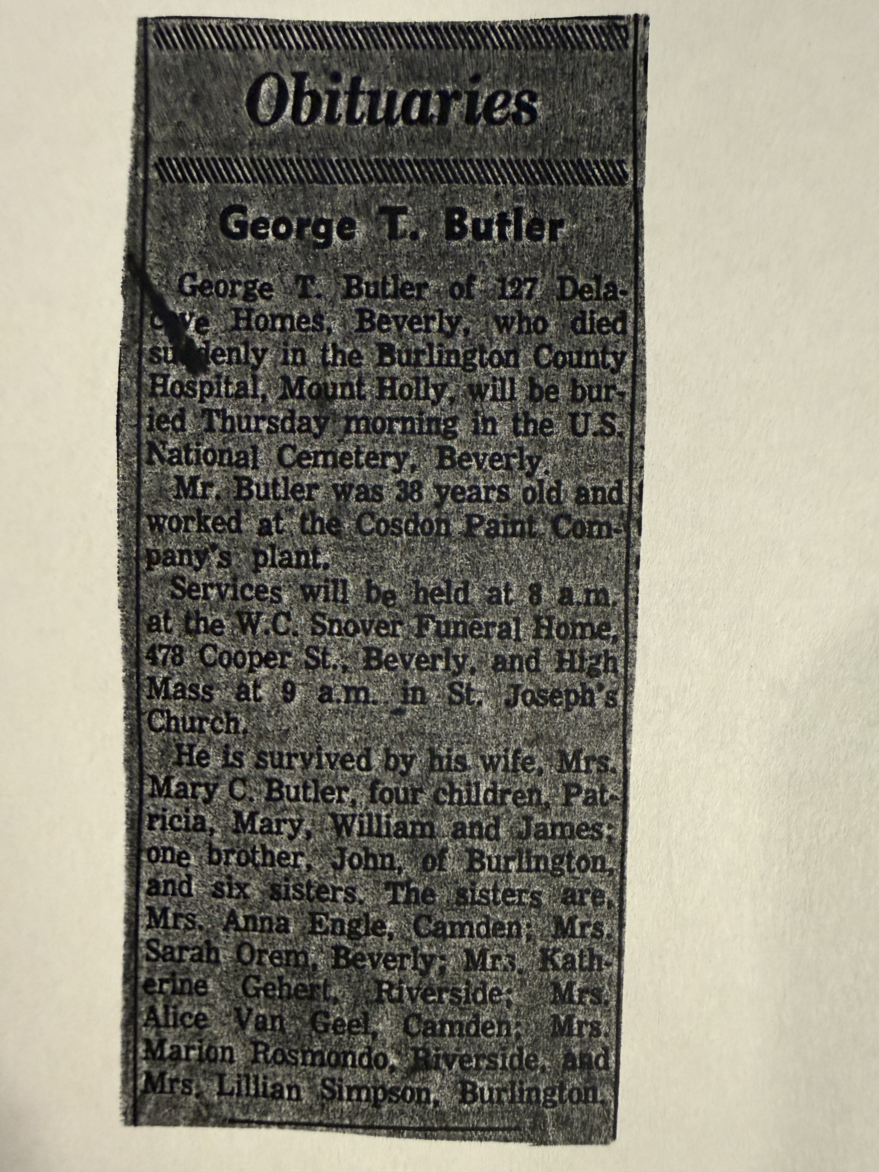 Letter scan